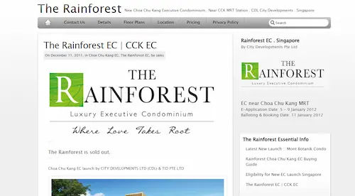 The Rainforest - Choa Chu Kang Condo Singapore (Credit: The Rainforest)