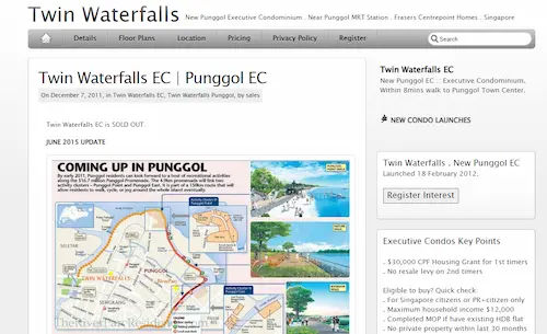 Twin Waterfalls - Punggol Condo Singapore (Credit: Twin Waterfalls)