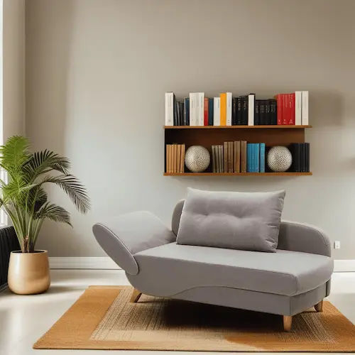 Uno Grey Fabric Storage Sofa Bed – small and elegant - Sofa Bed Singapore (Credit: Uno Grey Fabric Storage Sofa Bed – small and elegant)