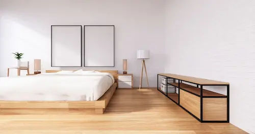 Use Wall Hangings And Fancy Table Lamps - Bedroom Design Singapore