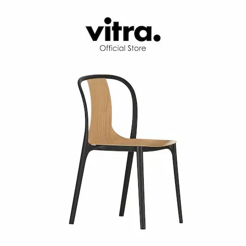 VITRA Belleville Armchair Wood - Armchair Singapore (Credit: Shopee)