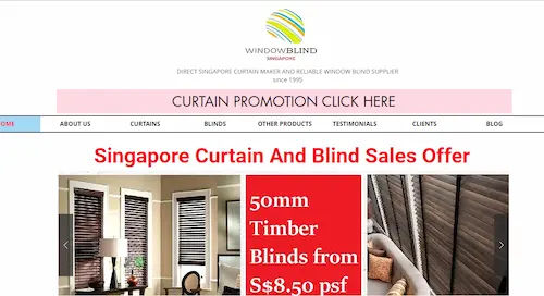 Window Blind Singapore - Balcony Blinds Singapore (Credit: Mc2 Zip Blinds)