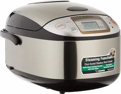 ZOJIRUSHI Rice Cooker, 1.0L (NS-TSQ10) Stainless Steel - Rice Cookers Singapore (Credit: Amazon)