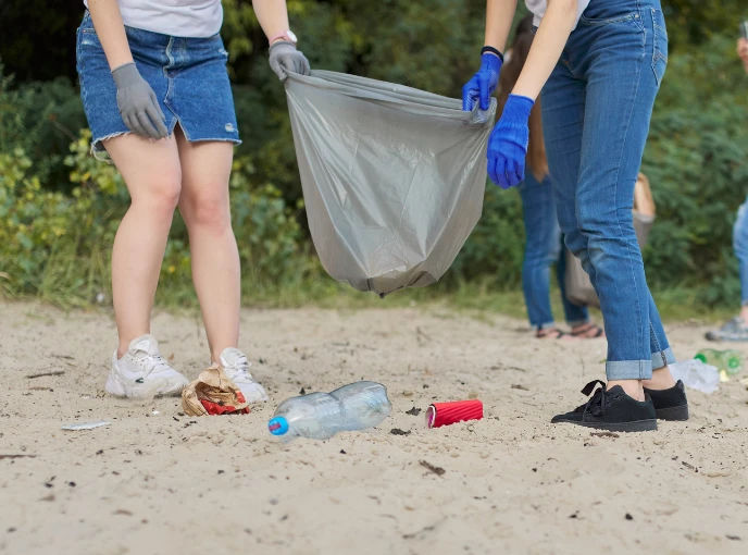 Corporate beach clean-up CSR team building activity Singapore