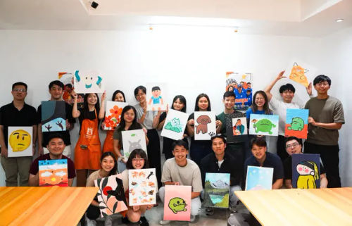 Group Canvas Art Jamming Workshop