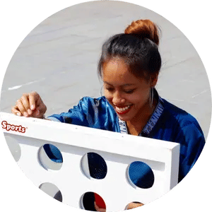 Life-Sized Connect 4 - Giant Board Games Singapore