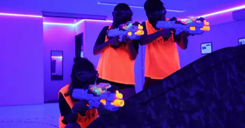 Indoor Neon Bullet Strike - Indoor Activities Singapore