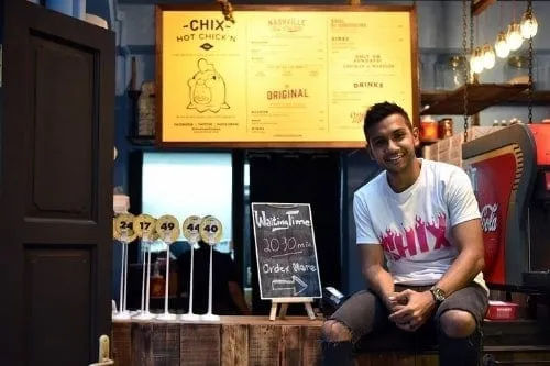 Chix Hot Chicken - Haji Lane Cafe (Credit: Chix Hot Chicken)