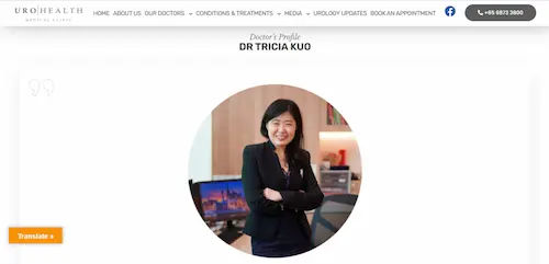 Dr. Tricia Kuo - Best Urologist Singapore