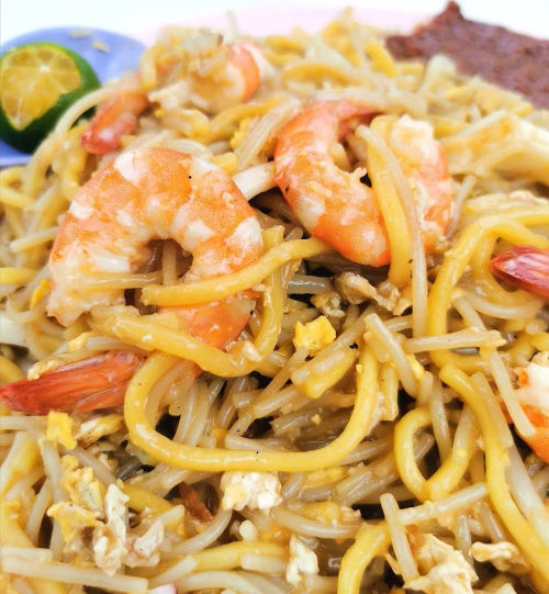 Hong Heng Fried Sotong Prawn Mee - Hokkien Mee Singapore