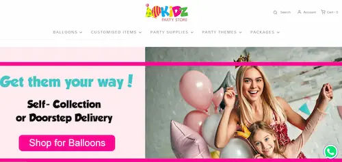 Kidz Party Store - Party Decorators Singapore