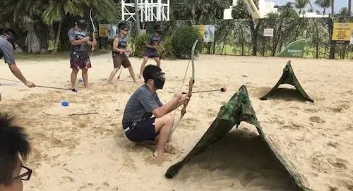 Play it anywhere - Archery Tag Singapore (Image retrieved from Combat Archery Sg)