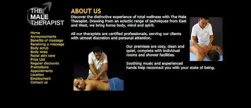 The Male Therapist - Best Mens Spa Singapore