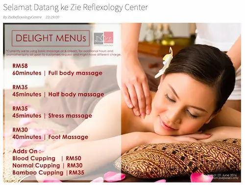 Zie Reflexology Centre - Best Massage Johor Bahru