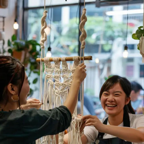 Macramé Wall Hanging Workshop Singapore