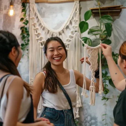 Macramé Wall Hanging Workshop Singapore