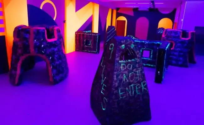The indoor games studio at FunEmpire HQ, Tai Seng