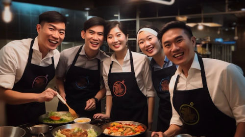 Cooking Class – Team Building Activities Singapore (Credit: FunEmpire)