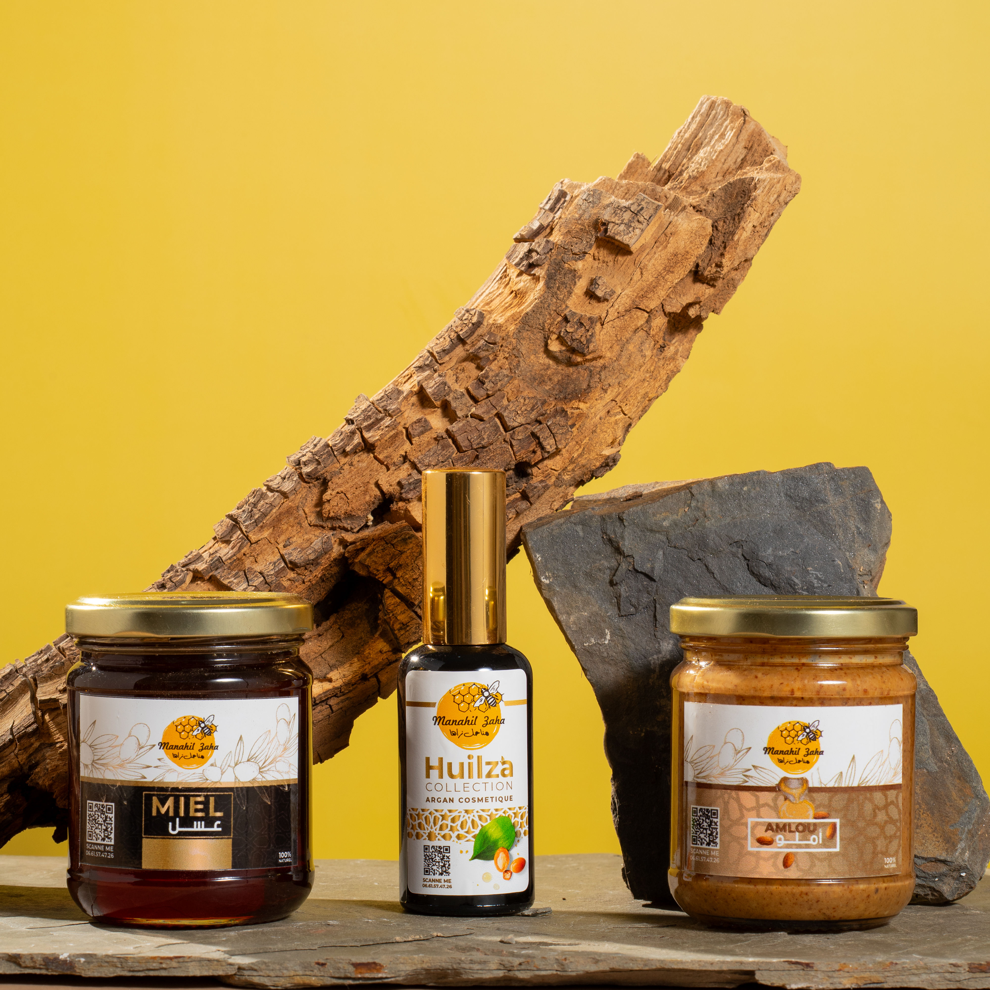 Traditional Moroccan honey harvesting