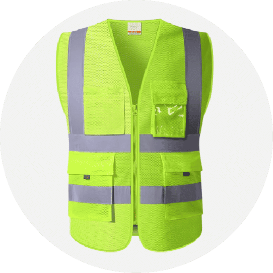 Zipper Safety Vest