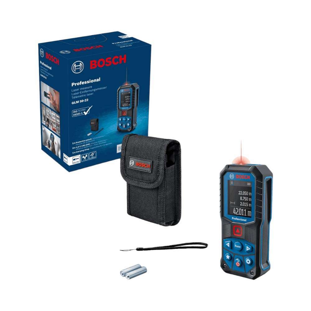 Bosch Professional 0601072S00 GLM 50-22 50MM Battery Operated Laser Measure 2