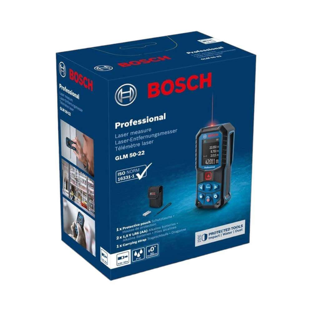 Bosch Professional 0601072S00 GLM 50-22 50MM Battery Operated Laser Measure 4