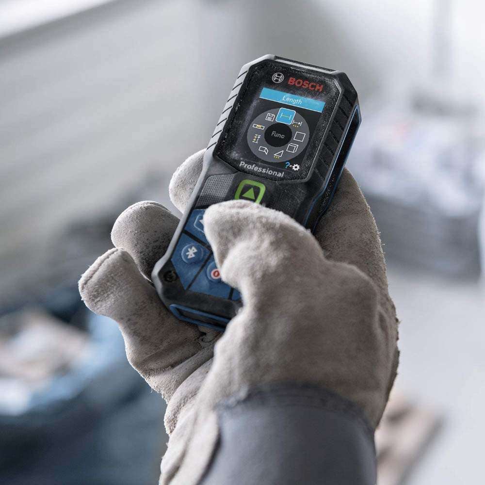 جهاز القياس الليزري الرقمي من بوش (Bosch) يعمل ببطارية (1.5V) سلسلة (GLM 50-27) موديل (0601072T00) 6