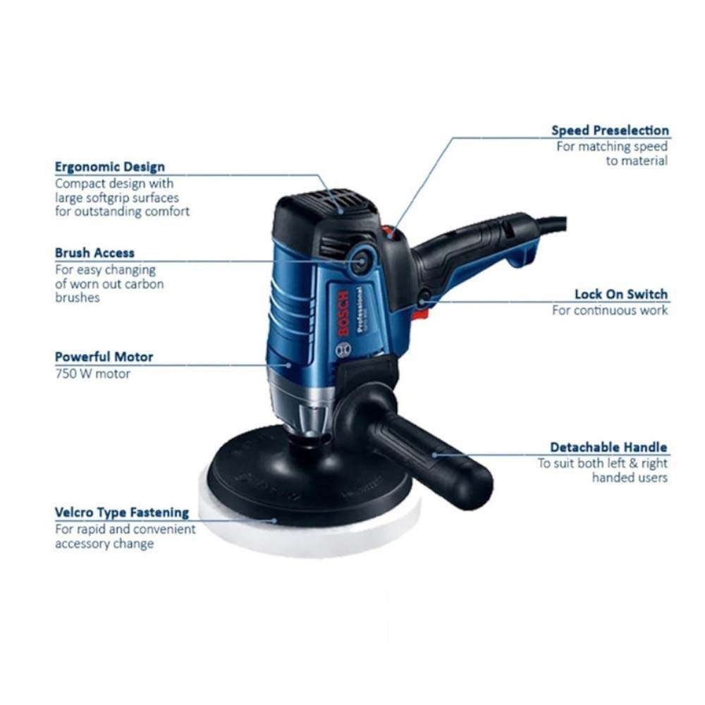 Bosch Professional 06013A20L0 GPO 950 Polisher 4