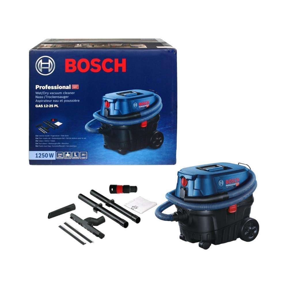 Bosch Professional Gas 12-25 PL (060197C1L0) 1250W 230V Wet & Dry Vaccum Cleaner 4