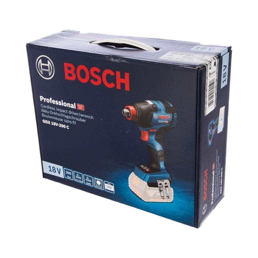 Bosch Professional 06019G4204 Cordless Impact Driver/Wrench GDX 18V-200C (Without Battery) 9