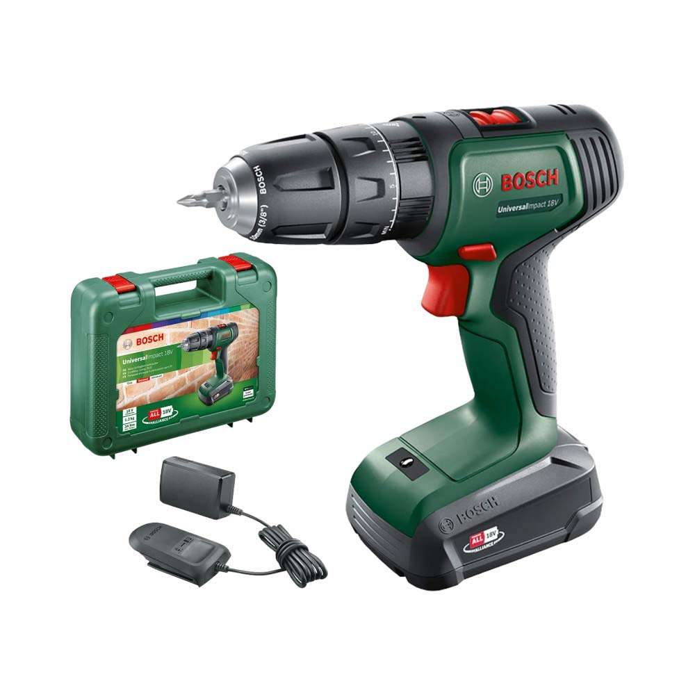 Bosch 06039C8171 18V Universal Impact Cordless Combi Drill 1