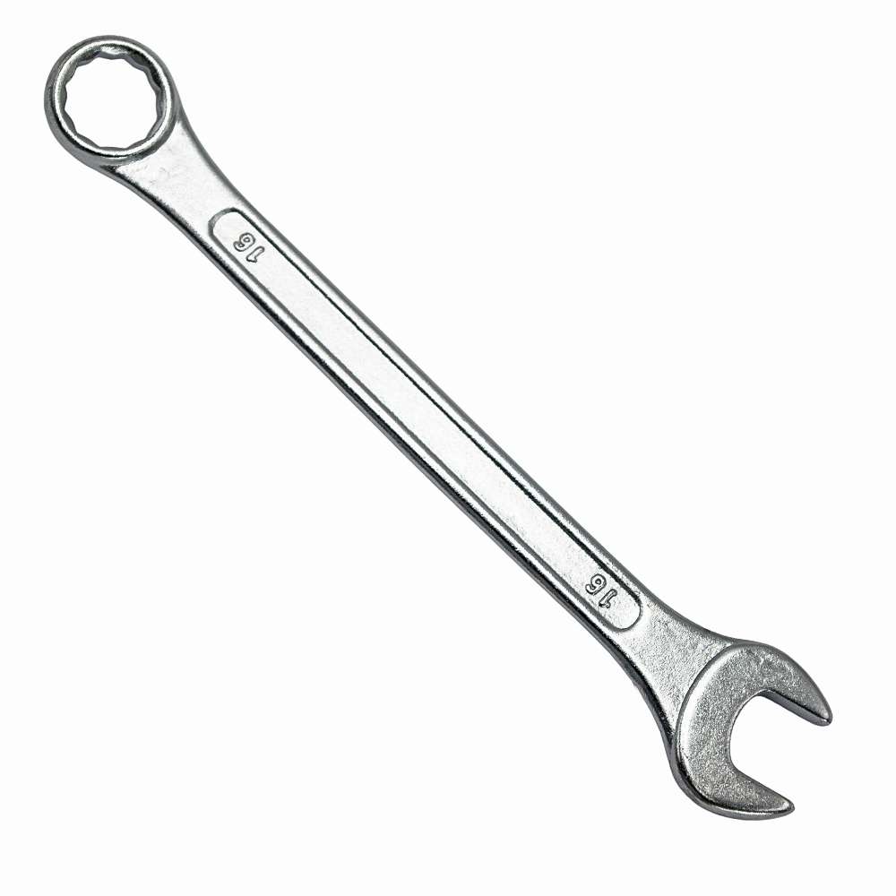 مفتاح الربط المزدوج المصنوع من فولاذ الكروم و الفاناديوم بقبضة مانعة للانزلاق قياس (16mm) 0