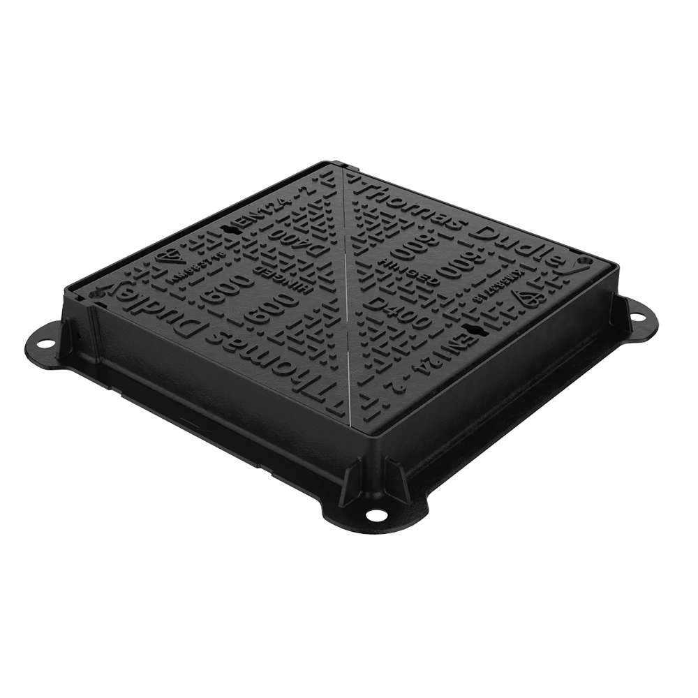 D400 Solid Top Bitumin Coated DI Drainage Manhole