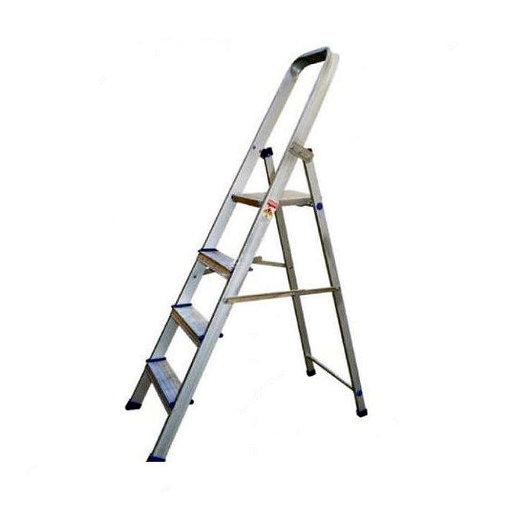 EMC 5 Steps Aluminium Platform Step Ladder, ESL-05, 1.5Mtr, 90.71 Kgs 0