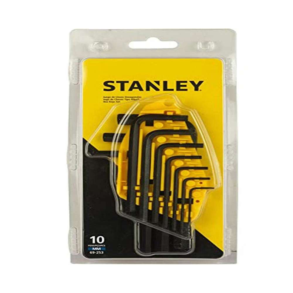Stanley Hex Allen Key Set 10 Pcs - Per Set 1
