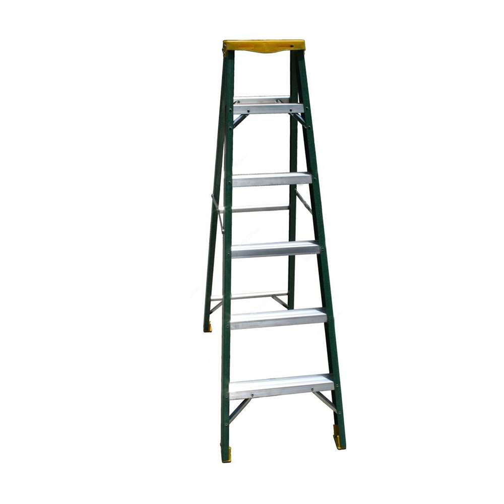 Penguin 6 Steps Fiberglass Single Sided Step Ladder FGSSPT-6 1.7Mtr 150 Kg Weight Capacity 0