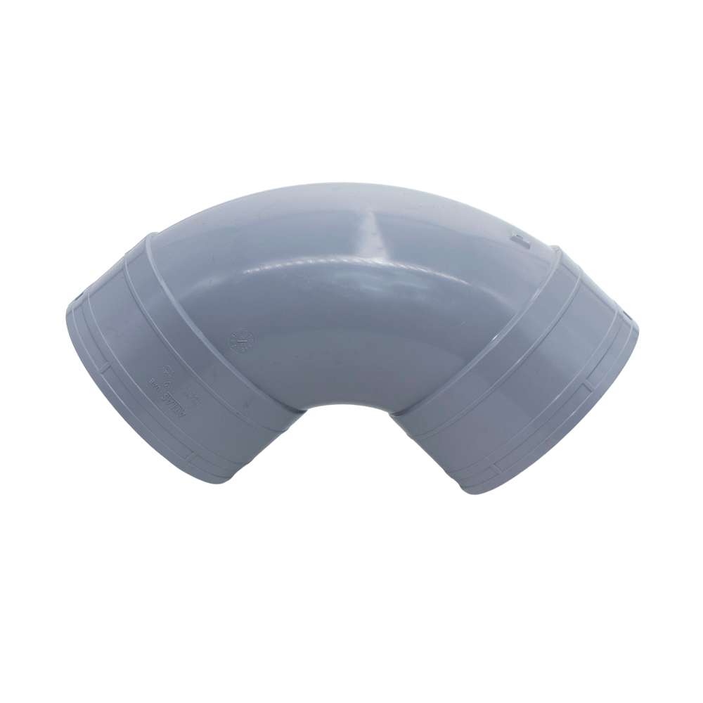 كوع بلاستيكي (UPVC) من أطلس (Atlas) بزاوية (90) درجة قياس (160mm) يعمل بدرجات حرارة عالية (140F) يباع بالقطعة 2