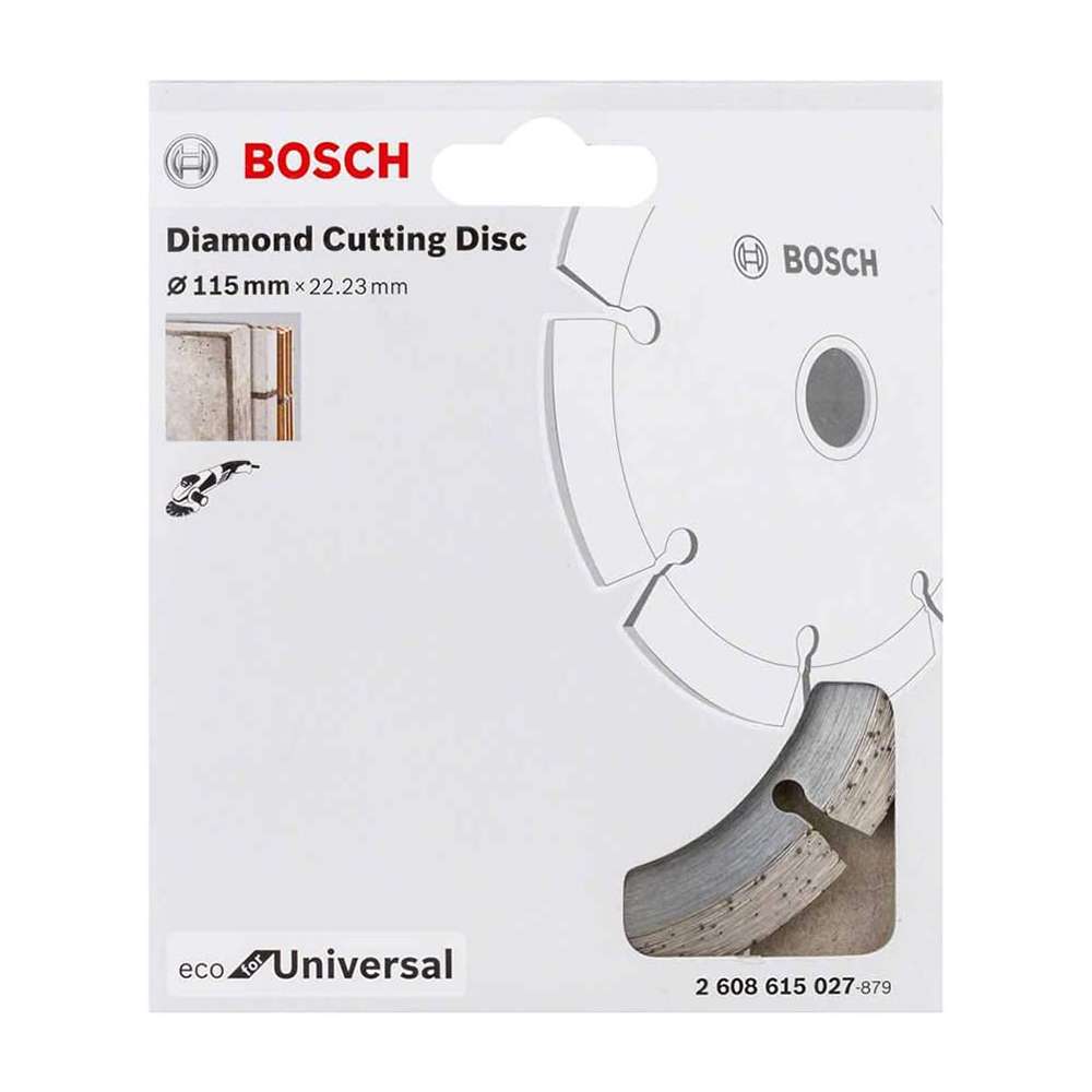 Bosch 2608615027 Universal Diamond Cutting Disc 115 x 22.23mm, 1Pc 2