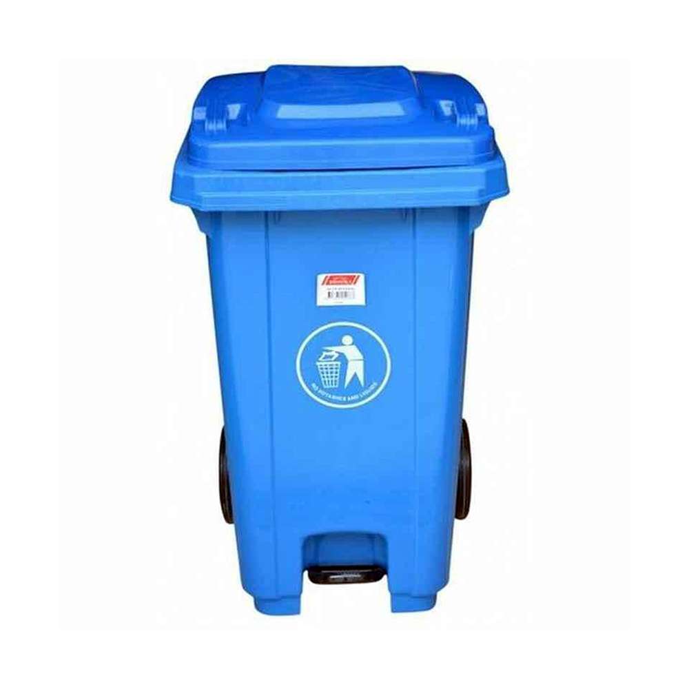 Brooks Pedal Waste Bin BKS-PDL-087 100 Ltrs HDPE Blue 0