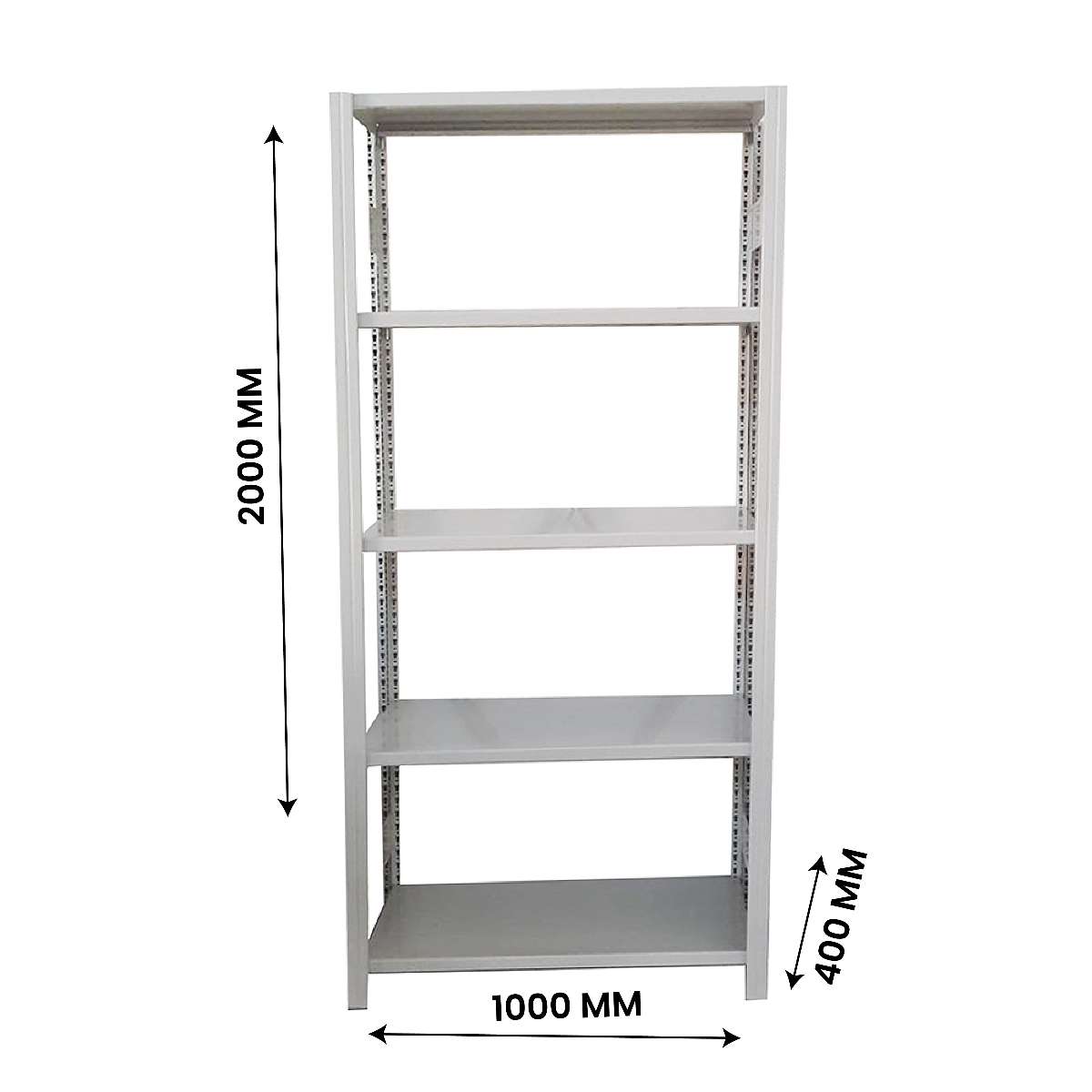 AST Bolt Free Shelving 10040200-100-5 5 Shelves 100 Kg/Level HR Steel Powder Coated 0