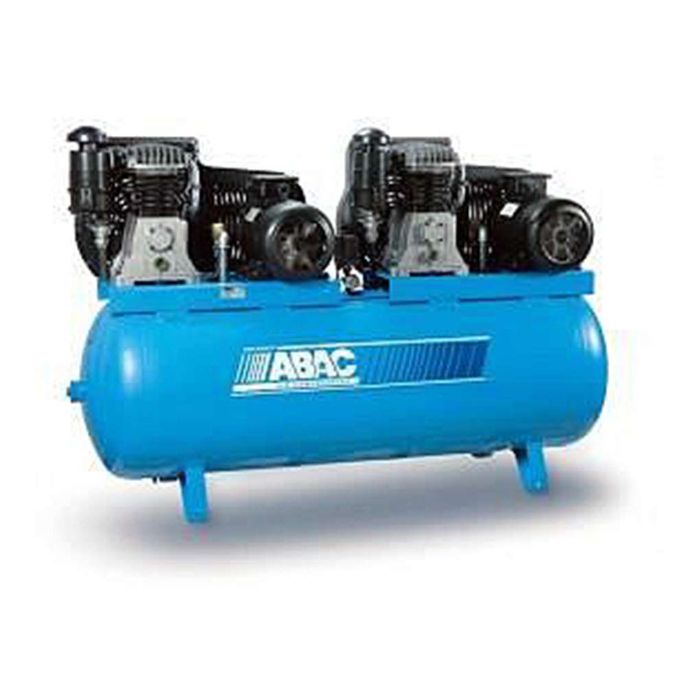 ضاغط الهواء قياس (11Bar) من (ABAC) استطاعة (7.5HP) حصان باللون الأزرق موديل  (B6000/1000T75) 0