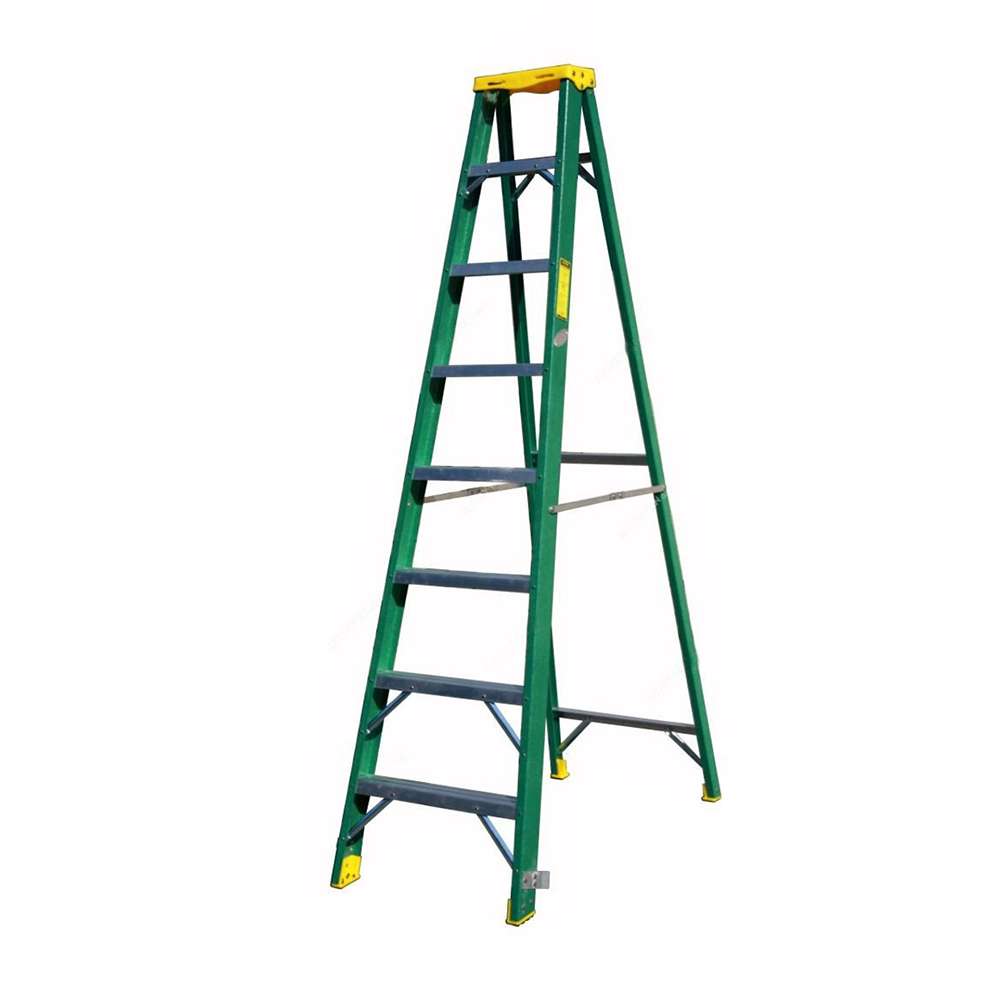 Penguin 8 Steps Fiberglass Single Sided Step Ladder FGSSPT-8 2.3Mtr 150 Kg Weight Capacity 0