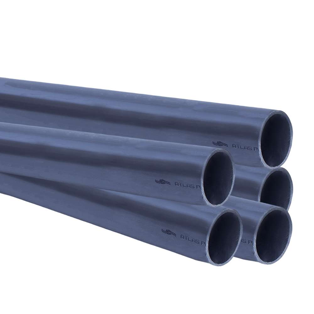 أنابيب البولي فينيل كلوريد (PVC) من أطلس قياس (63mm) طول (6M) ذات التصنيف (16) 0