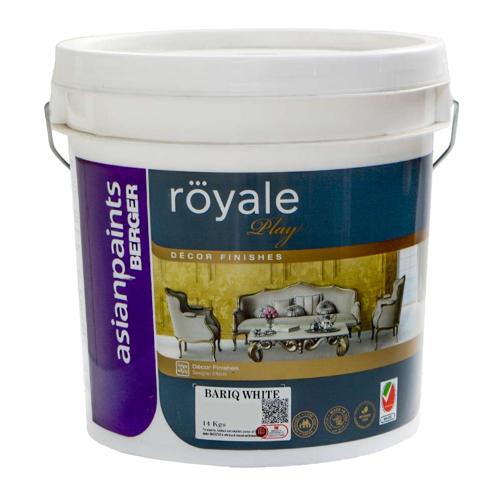 Asian Paints Berger Royale Play Bariq 14Kg White 0