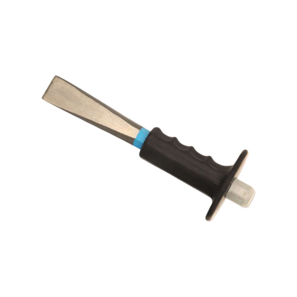 10" Flat Chisel With Grip 1