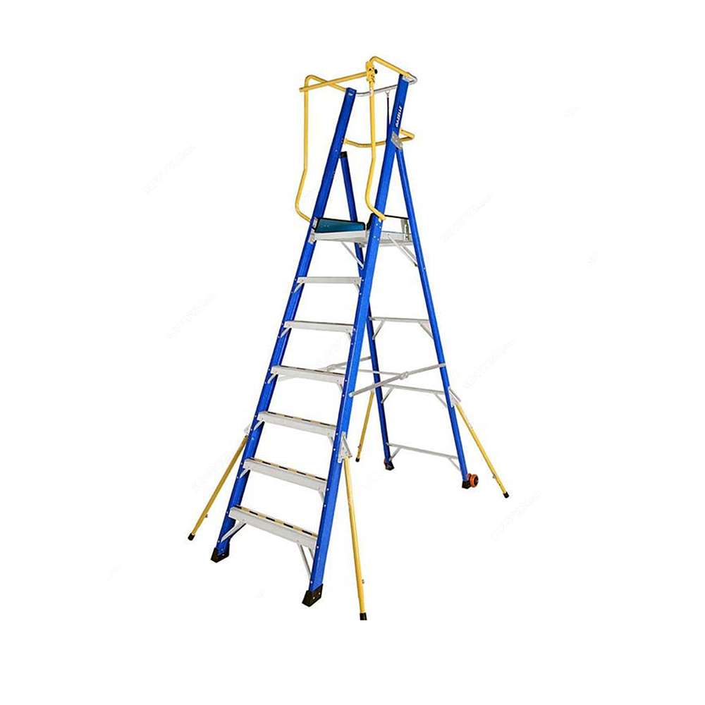 Gazelle Proguard Platform Step Ladder 2.3 Mtrs 150 Kg Weight Capacity G3809 0