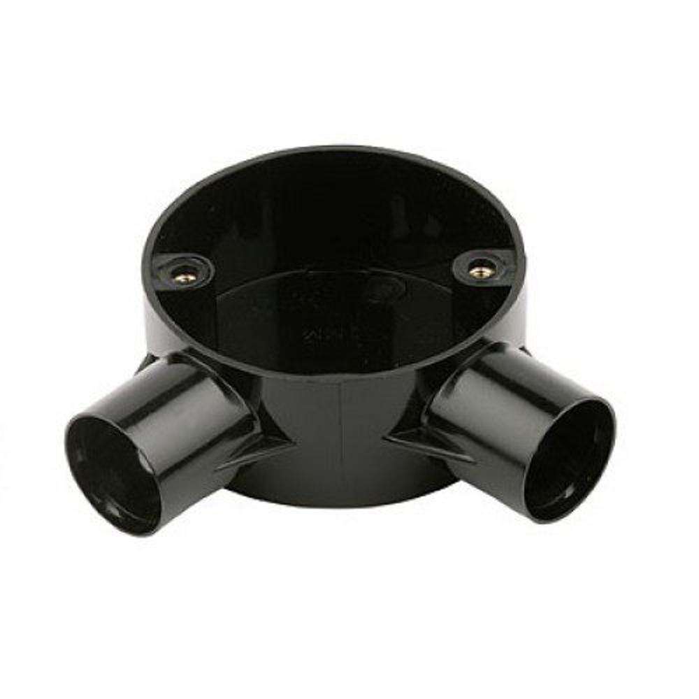 Decoduct 25mm Angle Way Circular Box 0