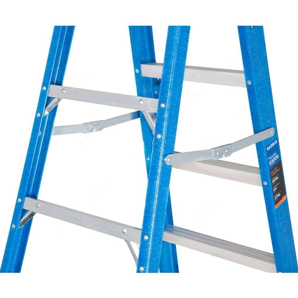 Gazelle Fiberglass Step Ladder 3 Mtrs Height 136 Kg Weight Capacity G3006 3