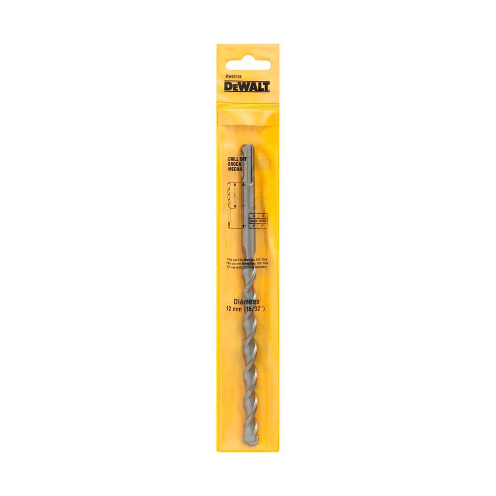 Dewalt SDS+ Drill Bit-12mm X 150mm X 200mm 3