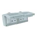Selex IP55 13A Waterproof Double Socket 2